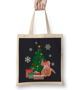 Clanger Around The Christmas Tree Bez Çanta Uzun Saplı