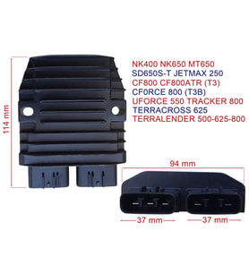 Regülatör 3+2 400-650Nk 650Mt Cf800 Uforce 550 Jetmax 250 Terralender 500-625-800 Trk-800 Trc-625