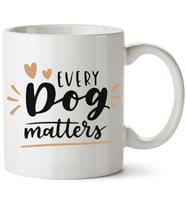 Köpek Baskılı Porselen Kupa Bardak