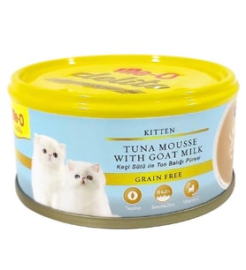Me-O Delite Ton Balık ve Keçi Sütü Tahılsız Yavru Kedi Konservesi 80 Gr