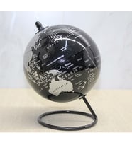 Yerküre Biblo Metal Standlı, 14x10 - Siyah (Siyah)