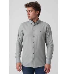 White Stone Barcelos G2514 Slim Fit Gömlek Desenli