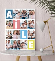 BK Gift Kişiye Özel Aile Temalı Kanvas Tablo-1