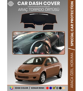 TOYOTA YARİS (2005-2013) Torpido Örtüsü Ön Panel Koruma Tam Uyum UV Koruma Kaymaz