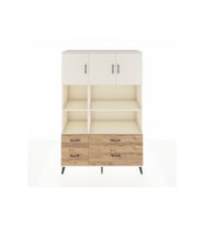 Hyperion Dolap 8 Raflı 4 Çekmeceli 3 Kapaklı 132x44x195 Aytaşı-Aytaşı/Çam