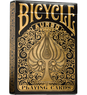 Bicycle Aureo Black İskambil Oyun Kart Destesi - Siyah