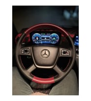 Mercedes Actors Direksiyon Kılıfı (Siyah Bordo)