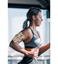 Spor Kol Bilek Telefon Çantası Woods Bej