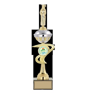 ODAK KUPA - Figürlü Kupalar - Mezuniyet Kadın Figürlü Kupalar FG-065 B - 46 cm