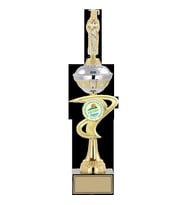 ODAK KUPA - Figürlü Kupalar - Mezuniyet Kadın Figürlü Kupalar FG-065 B - 46 cm