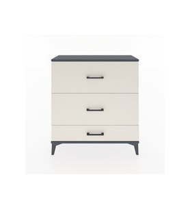 Arges Şifonyer 3 Çekmeceli 88x30x96 Antrasit-Aytaşı