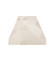 Makine Kaymaz Yıkanabilir Krem Geometrik Kilim Salon Halısı Mutfak Halısı Koridor Halısı Yolluk 03 BEIGE