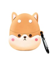 Microsonic Huawei FreeBuds 6 Kılıf Cartoon Figürlü Silikon Crtn-Fgr-Shba (Kavun Çiçeği)