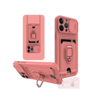 Apple iPhone 13 Uyumlu Kılıf Zore Pelit Kapak (Pembe)