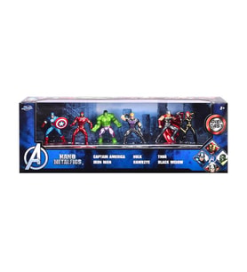 Jada Nano Metalfigs Marvel Avengers Diorama 6’lı Metal Figür Seti 4 cm 35006