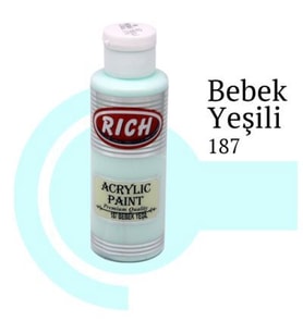 Rich Master Akrilik Boya 120 cc. 187 Bebek Yeşili 