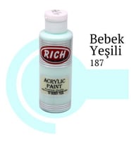 Rich Master Akrilik Boya 120 cc. 187 Bebek Yeşili 
