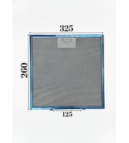 Esty İle Uyumlu Davlumbaz 32,5X26 CM Arka Aralık 12,5 CM Aspiratör Filtresi