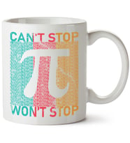 Can't Stop Wont't Stop Baskılı Porselen Kupa Bardak