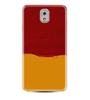 Samsung Note 3 4 5 8 9 20 Ultra 10 Lite Kılıf Desenli Silikon Sarı Kırmızı Boya 1708