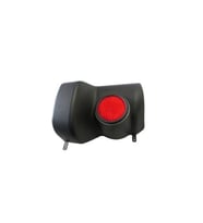 MITSUBISHI L200- PICK UP- 06/15; ARKA TAMPON UCU SAĞ REFLEKTÖRLÜ/SİYAH PÜTÜRSÜZ(PLASTİK) (EURO BODY) 140-2621 6410A742