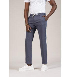 Regular Fit Beli İplikli Ve Lastikli Likralı Pamuklu Yazlık Jogger Pantolon