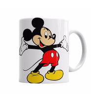 , mickey mouse  Kupa Bardak Porselen
