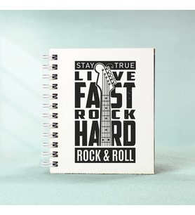 Rock & Roll Tasarım Hediyelik Not Defteri