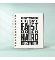 Rock & Roll Tasarım Hediyelik Not Defteri