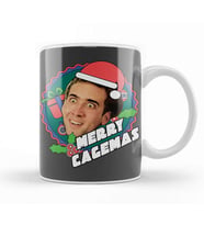 Merry Cagemas Nicolas Cage Christmas Kupa Bardak Porselen