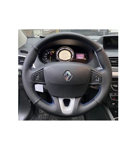 Renault Fluence Megane 3 Scenic Araca Özgü Direksiyon Kılıfı TUŞLU DERİLİ DİREKSİYONLARA UYGUNDUR