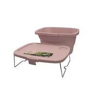Hobby Life Magic Silikonlu Katlanabilir Kamp,Piknik Sepeti- 21 Litre (Pudra Pembe)