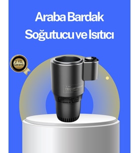 Araç İçi Isıtıcı Soğutucu Bardaklık 60°C Isıtma -4°C Soğutma