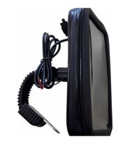 Motosiklet Kapalı Unıversal Şarjlı Telefon Tutucu Ayna Bağlantı Aparatlı Motor Telefon Tutucu