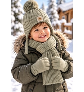 KİTTİ 26160-12 ERKEK ÇOCUK 1-4 ATKI BERE ELDİVEN SET