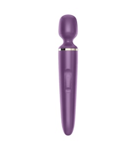 Büyük Boy Güçlü Masaj Aleti Satisfyer Wand-er Women Purple  Vibratör