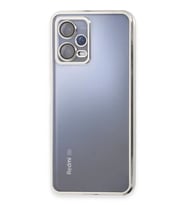 Newface Xiaomi Redmi Note 12 5G Kılıf Razer Lensli Silikon - Gümüş