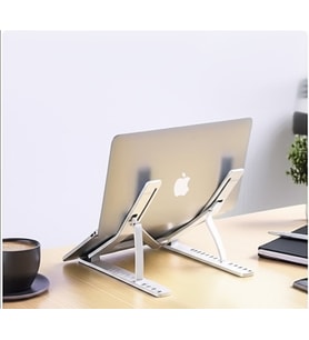 Alüminyum Laptop Standı Altlığı Ayarlanabilir Macbook Notebook Yükseltici Metal Bilgisayar Tutucu