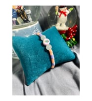 Kadın - Çok Şirin Akik Doğal Taş Detaylı Bileklik  Handmade