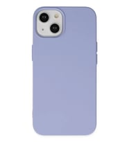 iPhone 14 Kılıf Nano içi Kadife Silikon - Lila