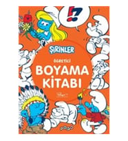 Öğretici Boyama Kitabı - Şirinler