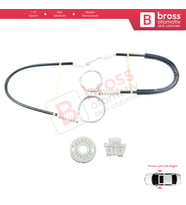 Renault Clio MK2 BB/CB 1998-2012 4/5 Kapı 7700842240 İçin Ön Sağ veya Sol Kapı Cam Kriko Tamir Seti