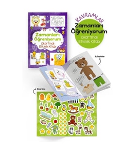 Kavramlar – Zamanları Öğreniyorum – Çıkartmalı Etkinlik Kitabı