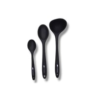 3'lü silikon set 1 kepçe 1 kaşık (27.5cm) 1 kaşık (20 cm)