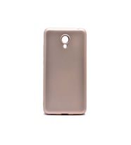 Meizu M6 Uyumlu Kılıf Zore Premier Silikon Kapak (Gold)