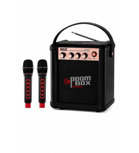 NSS NS-992MIC Boombox Pro Kablosuz Karaoke Hoparlör FM Radyo 2 Adet Mikrofon