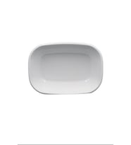17 Cm Melamin Kare Kayı Tabak Royaleks-054