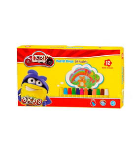 12 Renk Pastel Boya