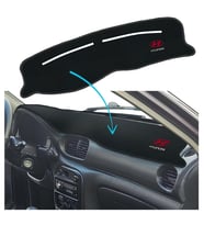Hyundai Accent Yumurta Kasa uyumlu Siyah Torpido Kaplama Koruma Halısı Örtüsü (1996-2000)