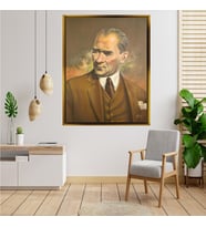 ÇERÇEVELİ ATATÜRK TABLO S437